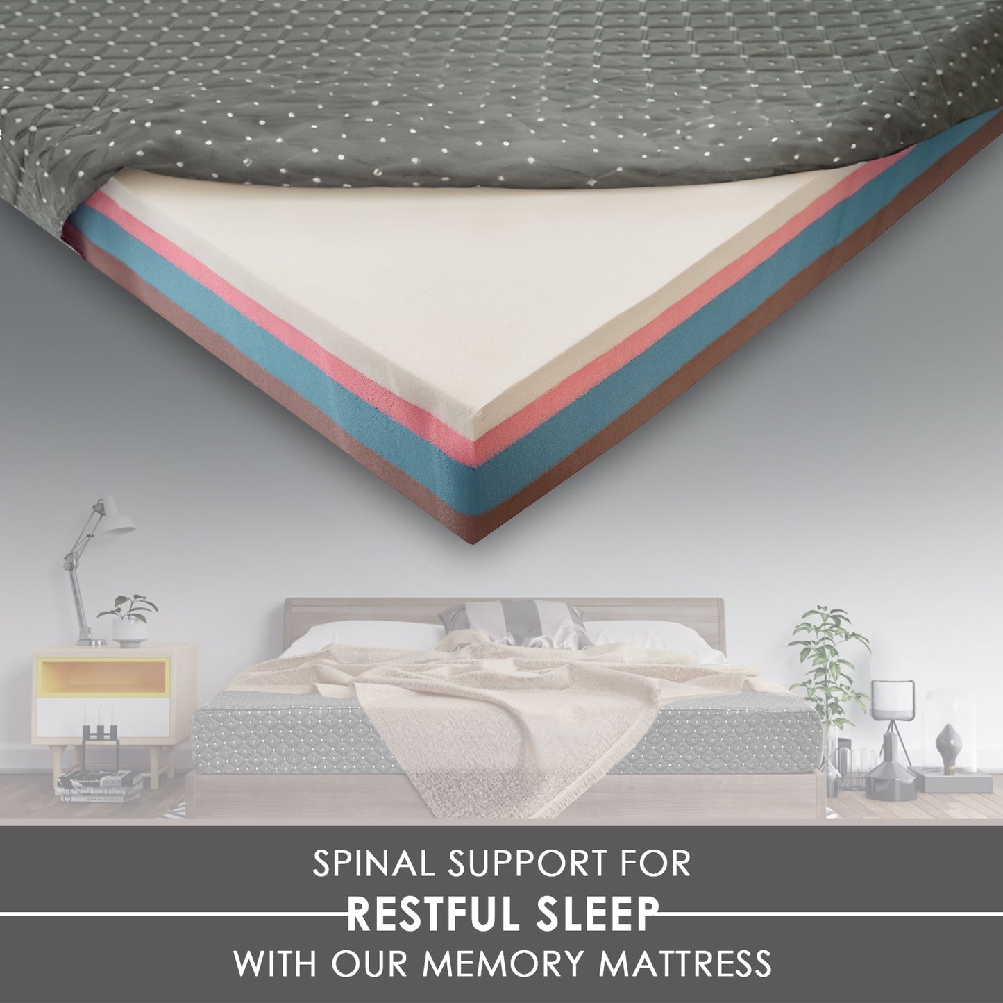 Hybrid Memory Foam Mattress